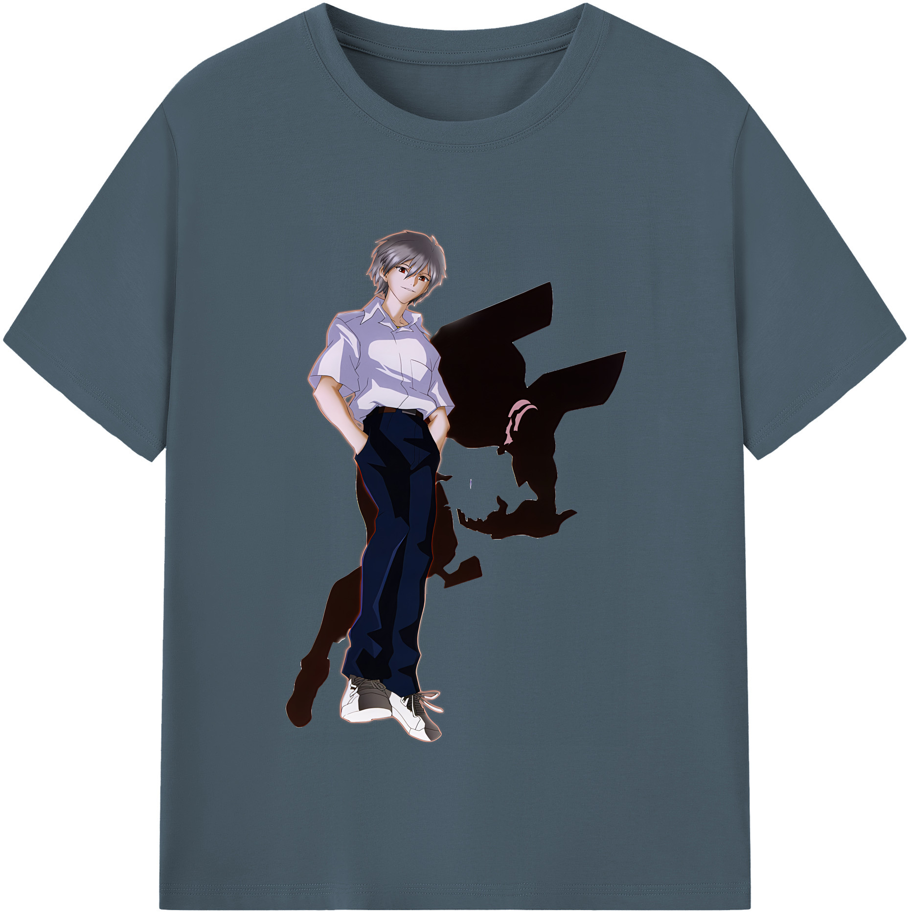 （画像用） EVA 新世紀エヴァンゲリオン 綿100％半袖Tシャツ（フロントプリント）